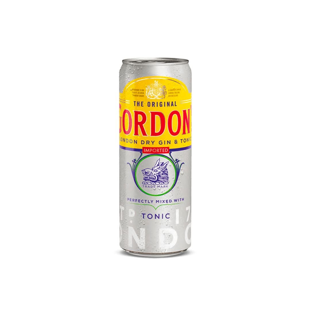 GINEBRA GORDON'S LONDON DRY GIN LATA 250ML