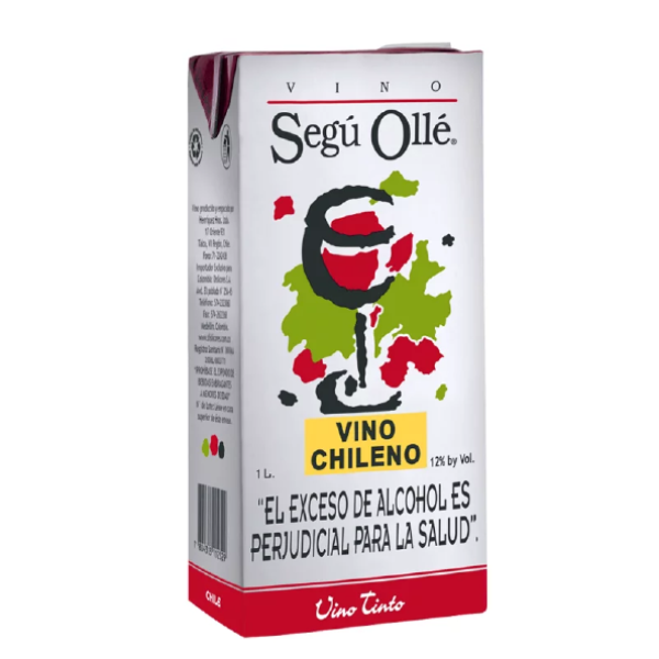 VINO SEGU OLLE TINTO TETRA 1000ML