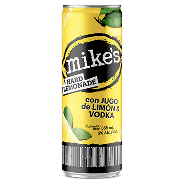 Mikes hard lemonade lata 355ml verbena licores medellin